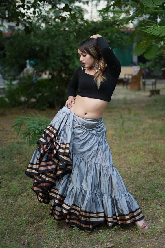 Grey skirt dance cheap