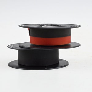 Black or Black-Red Ribbon for Continental Typewriter,  Continental Typewriter Ribbon, Black Typewriter Ribbon, Vintage Accessories