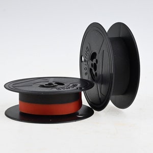 Black or Black-Red Ribbon for Privileg Typewriter, Privileg Typewriter Ribbon, Black Typewriter Ribbon, Black-Red Typewriter Ribbon