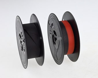 Black or Black-Red Ribbon for Remington Typewriter, Remington Typewriter Ribbon, Black Typewriter Ribbon, Vintage Accessories