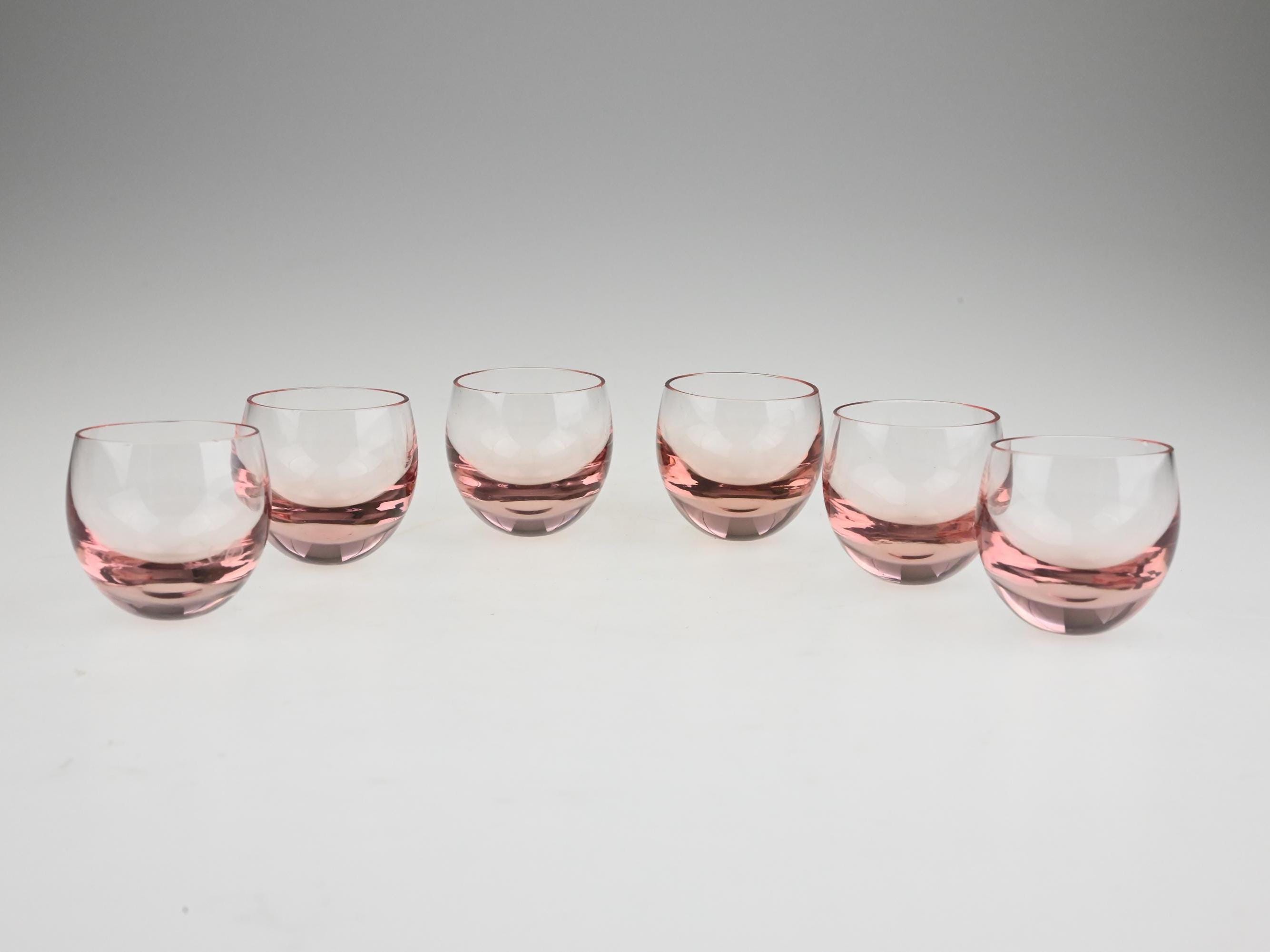 Pink Moser Glass - Etsy