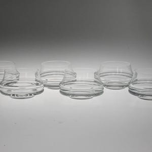 Moser Glass Set by Bruno Morbelli, Set of Six Glasses, Moser Set, Vintage Moser Glass, Moser, Tumbler Glasses, Art Glass, Vintage Glass