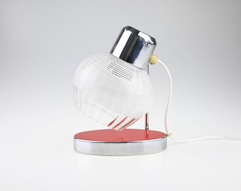 Vintage Chrome Bedside Lamp, Table Lamp, Desk Lamp, Mid Century Lamp, Mid Century Lighting, Table Light, Vintage Lamp, Chrome Lamp, Old Lamp