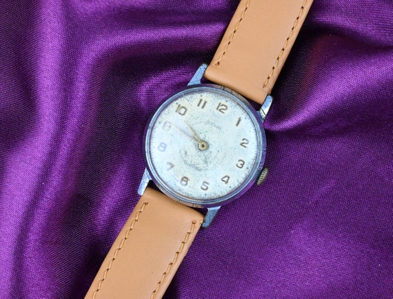 Reloj Pobeda sovietico vintage reloj para hombres reloj mecanico reloj de cuerda relojes de pulsera era sovietica reloj antiguo reloj retro regalo para hombres Etsy Mexico