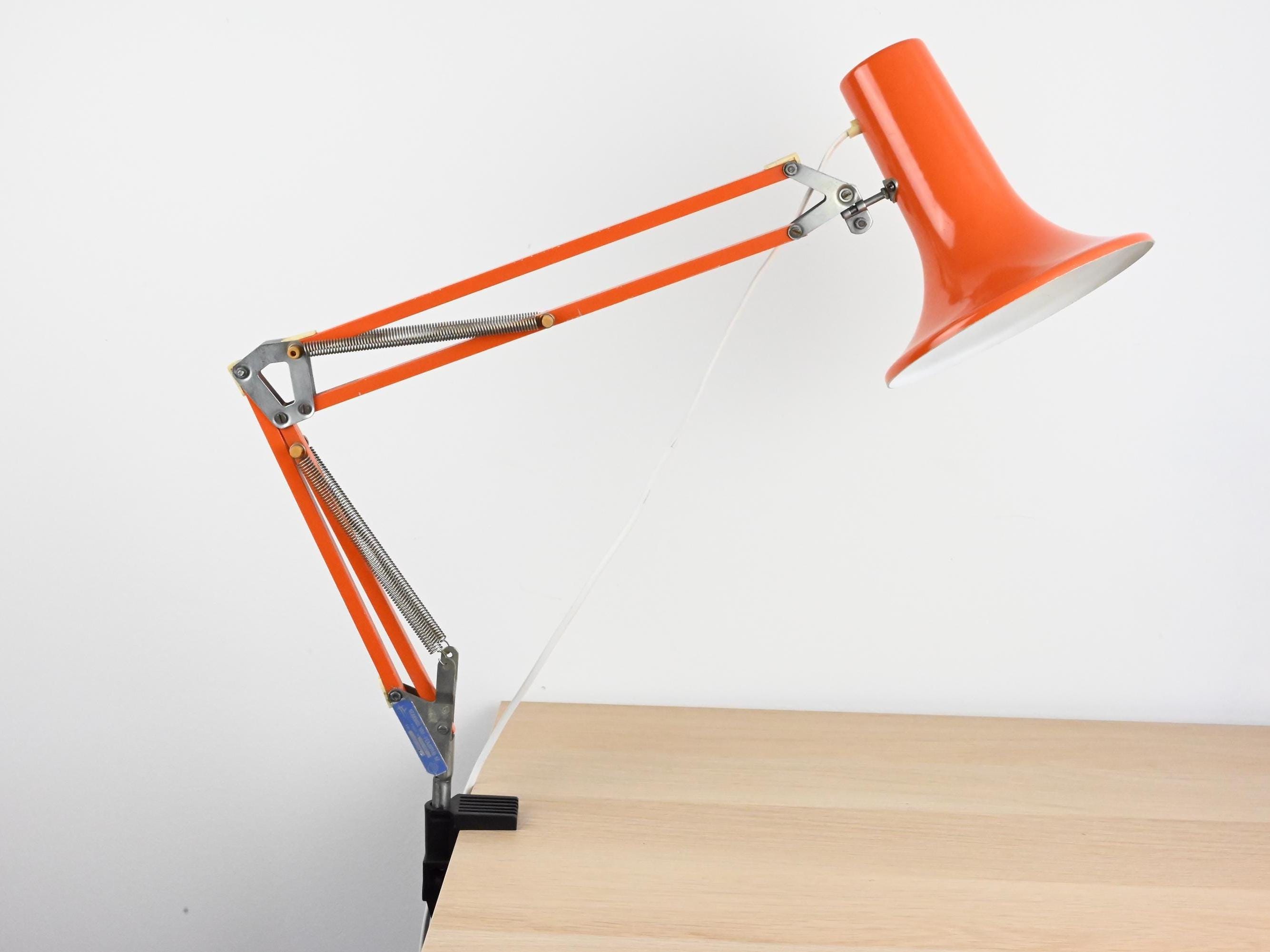 Vintage Szarvasi Hungary Industrial Desk Lamp, Architect Lamp