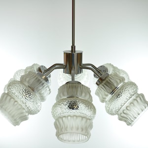 Lámpara de techo de 6 luces de mediados de siglo, iluminación de mediados de siglo, lámpara de mediados de siglo, luz de techo, luz colgante, mediados de siglo moderno, iluminación colgante