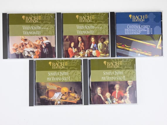 Johann Sebastian Bach Cds Collection, Vintage Classical Music, Mix