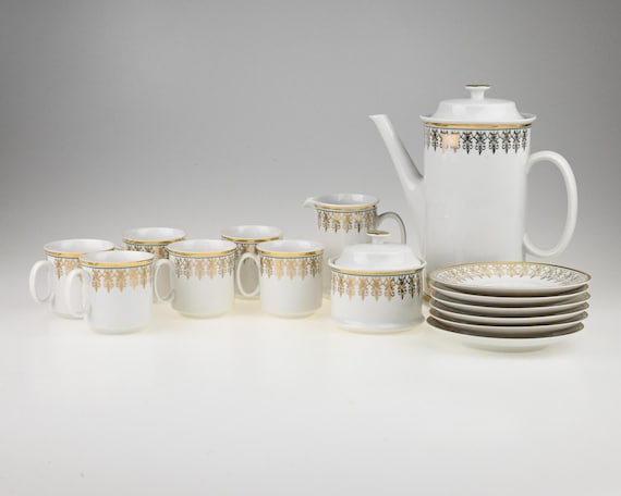 Josefina Tea Set by Jaroslav Jezek, Jaroslav Jezek Porcelain Tea