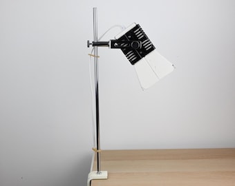 Industrie Schreibtischlampe, Schreibtischlampe, Industrielampe, Architekten Lampe, Weiße Lampe, Mid Century Beleuchtung, Mid Century Leuchte, Tischlampe