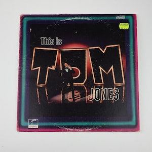 Tom Jones - This is Tom Jones Vinyl (1969), Vintage Vinyl Records, This Is Tom Jones, Pop Rock LP, Pop Rock Music, LP Music