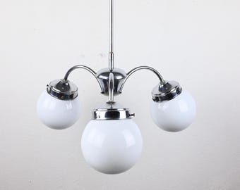 Art deco kroonluchter, art deco kroonluchterverlichting, art deco kroonluchter licht, art deco plafondlamp, chromen kroonluchter art deco chromen lamp