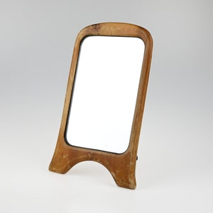 Antiker Holzspiegel von 1890-1900 - Zeitlose Eleganz erhalten, Antiker Spiegel, Vintage Spiegel, Antikes Dekor, Holzrahmen Spiegel