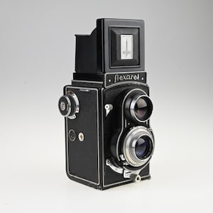 Appareil photo vintage Flexaret VI TLR, appareil photo vintage, appareil photo analogique, appareil photo de collection, appareil photo argentique, appareil photo rétro, ancien appareil photo, appareil photo classique