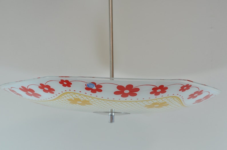 Flower Shaped Ceiling Lamp Light Mid Century Image 0