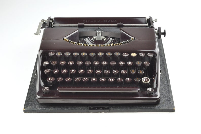 1939 Olympia Plana Working Typewriter Portable Typewriter Etsy