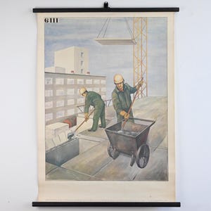 Tabella educativa da parete, tabella scolastica vintage, tabella a discesa, tabella a discesa scolastica, tabella scolastica vintage, tabella scolastica, poster scolastico