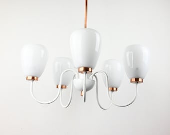 5 Light Mid Century Light, Ceiling Light, Pendant Light, Mid Century Modern, Pendant Lighting, Mid Century Lighting, Pendant Lamp