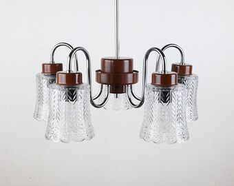 5 Light Ceiling Lighting, Ceiling Light, Mid Century Light, Pendant Light, Pendant Lighting, Mid Century Lighting, Pendant Lamp