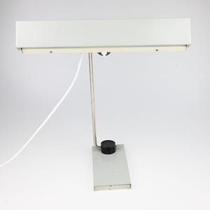 Vintage VEB German Desk Lamp, VEB Lamp, Vintage Table Lamp, Industrial Lamp, Desk Lamp, Mid Century Lighting, Grey Lamp, German Lamp