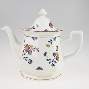 Vintage Adams England Porcelain Teapot, Floral Pattern Teapot, Adams Teapot, Vintage Porcelain, Porcelain Teapot, English Pottery