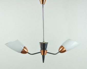 2 Light Mid Century Light, Ceiling Lamp, Mid Century Lamp, Ceiling Light, Pendant Light, Mid Century Modern, Pendant Lighting, Mid Century