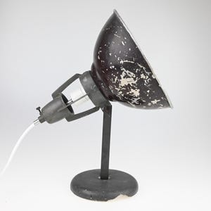 Antique Industrial Studio Photolamp, Industrial Desk Lamp, Industrial Lamp, Desk Lamp, Black Lamp, Table Lamp Desk Light, Antique Photolamp