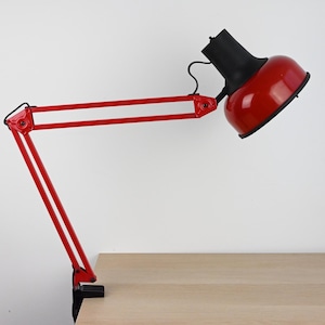 Vintage Lival P12 Clamp Lamp, Finnish Industrial Desk Lamp, Industrial Lamp, Architect Lamp, Mid Century Lamp, Mid Century Lighting