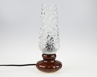 Vintage Hungarian Ceramic Bedside Lamp, Ceramic Lamp, Bedside Lamp, Vintage Lamp, Vintage Lighting, Mid Century Lamp, Desk Lamp, Table Lamp
