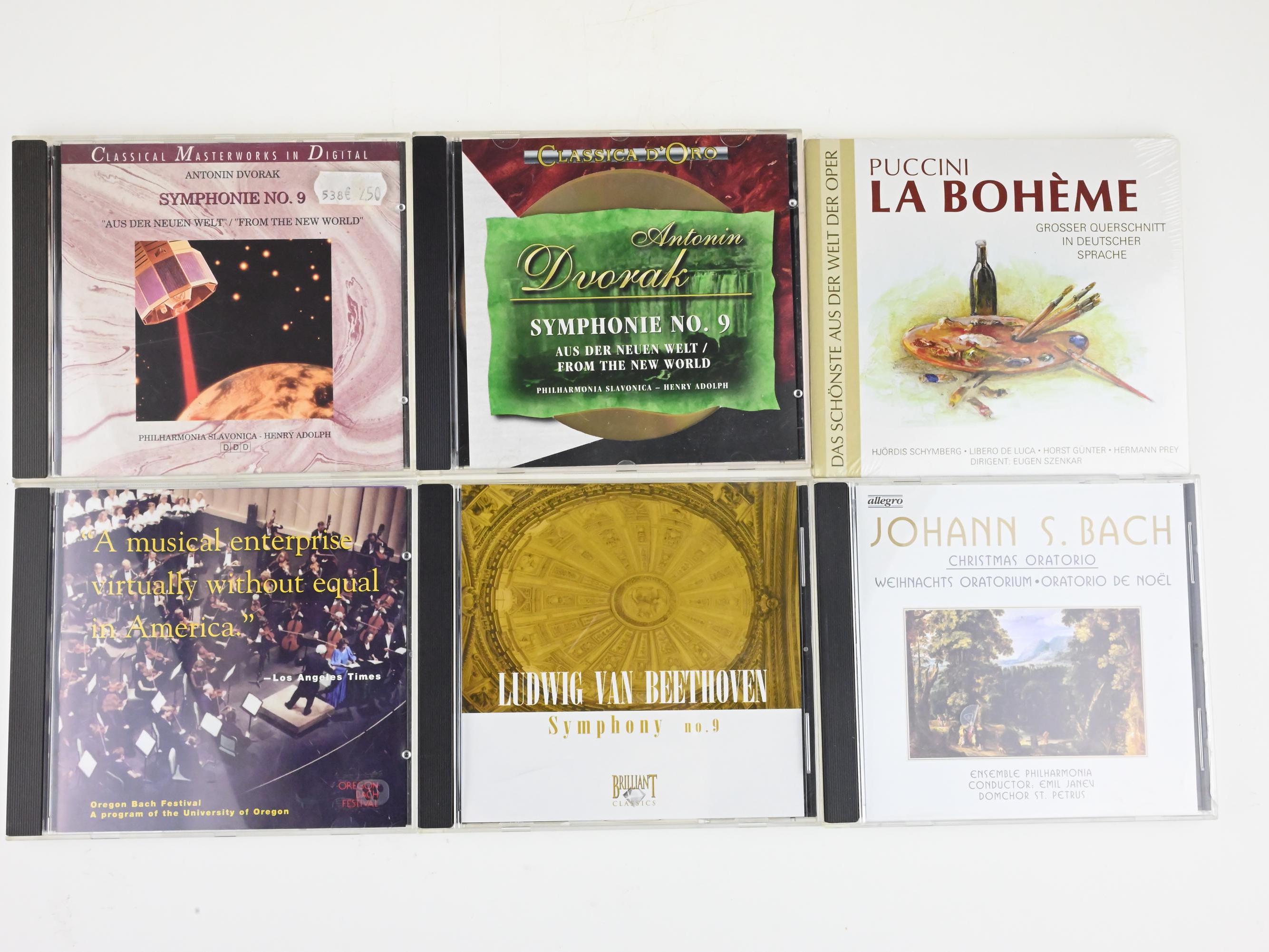 Collection of 10 Classical Music Cds, Bach, Beethoven, Dvorak