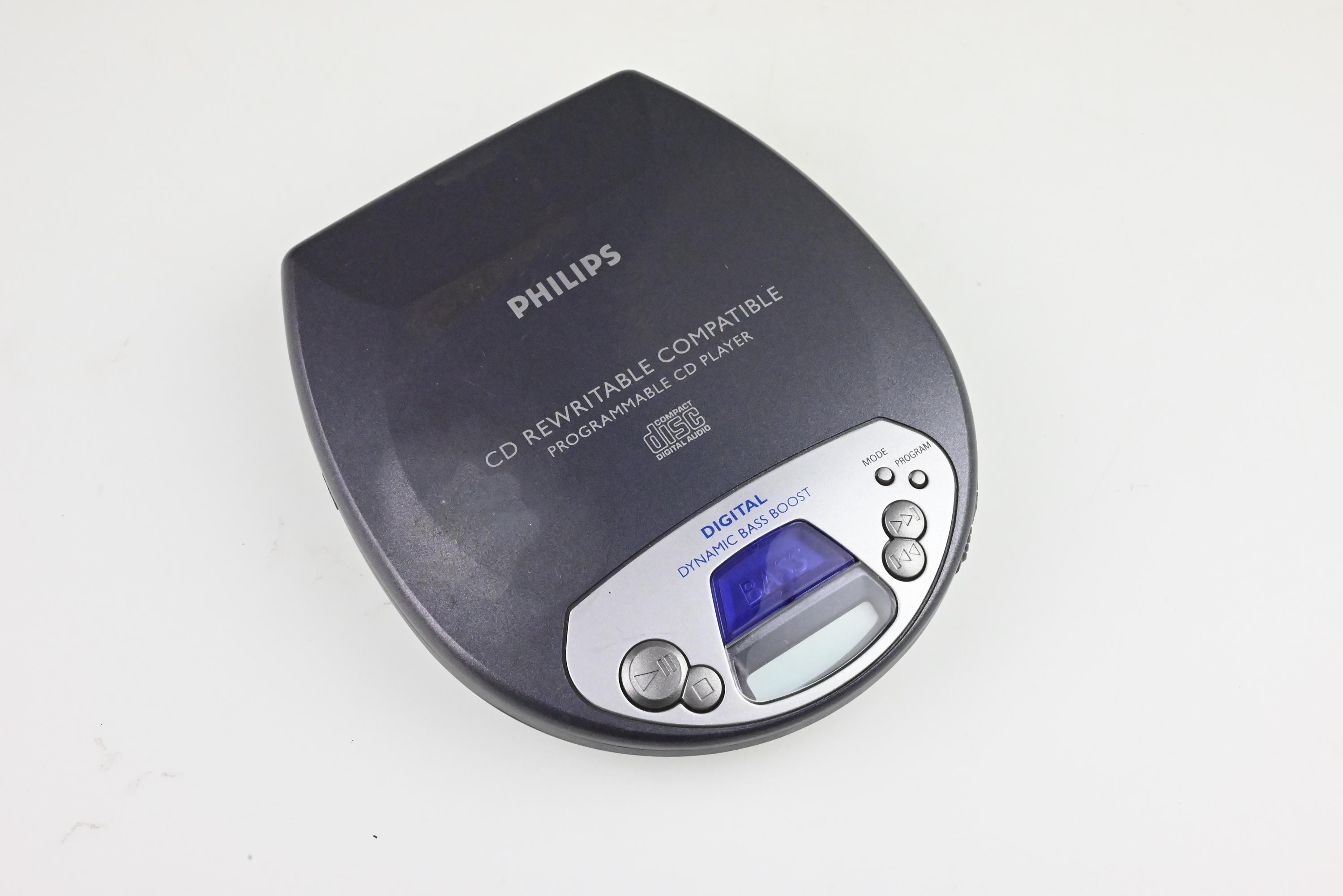 Vintage Philips AX1100/00 CD Player, Vintage Portable CD Player