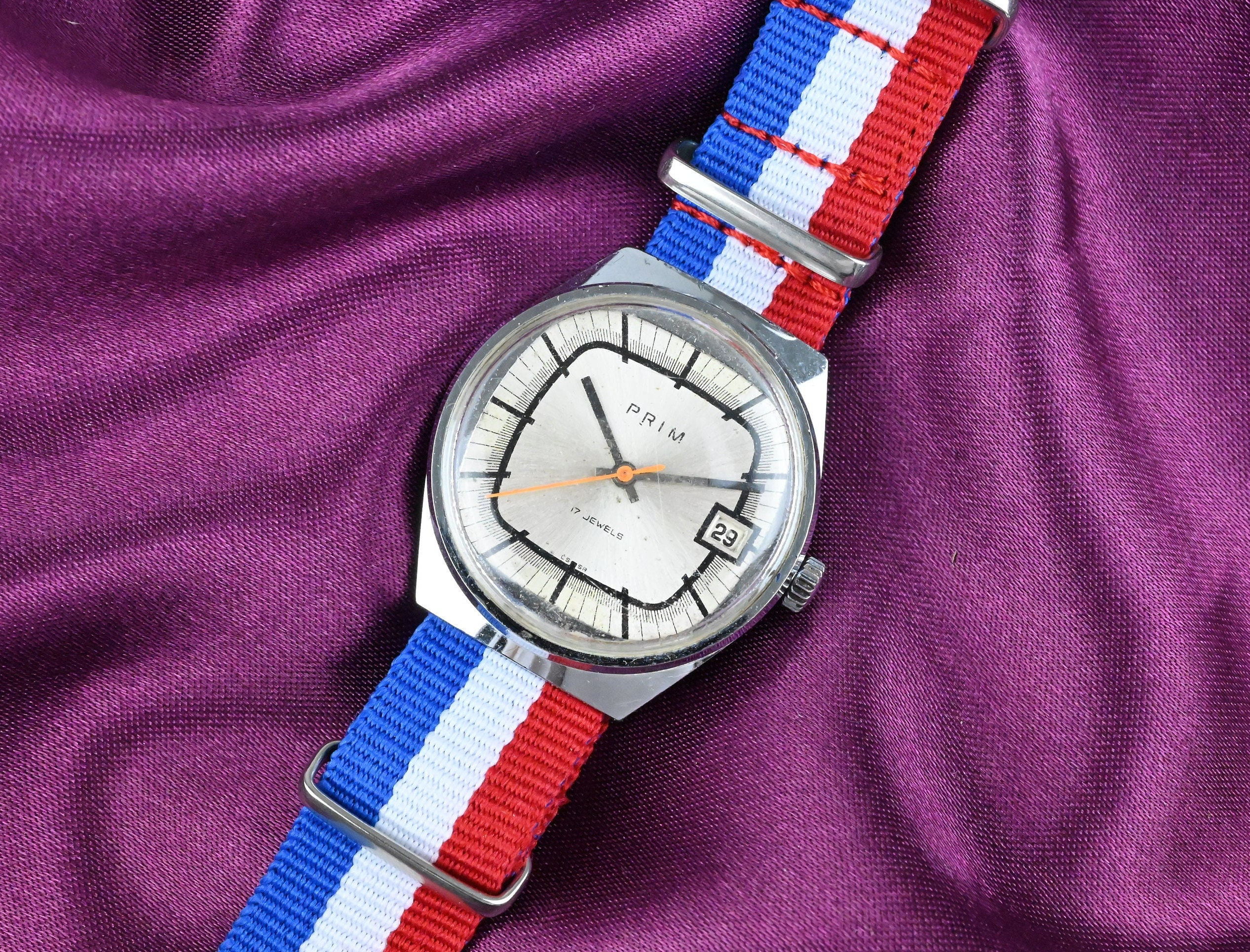 Czechoslovakia Prim Watch, Mechanical Watch, Winding Watch