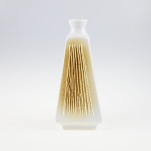 Vaso in ceramica cecoslovacco vintage - Eleganza senza tempo in tonalità terrose (1960-1970), vaso in ceramica vintage, ceramica cecoslovacca, vaso retrò