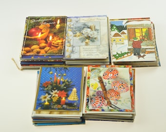 Collection of 320+ Vintage Christmas and Easter Postcards, Postcard Lot, Easter Postcards, Christmas Postcards, Vintage Christmas Postcards