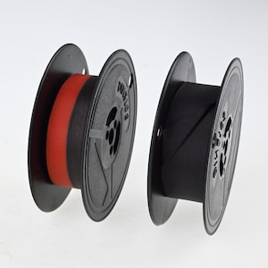 Black or Black-Red Ribbon for Kappel Typewriter, Kappel Typewriter Ribbon, Black Typewriter Ribbon, Black-Red Typewriter Ribbon