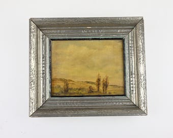 Vintage Landscape Oil Painting by Jan Rolek Trávníček, Vintage Oil Painting, Signed Oil Painting, Framed Painting, Wall Decor, Wall Hangings