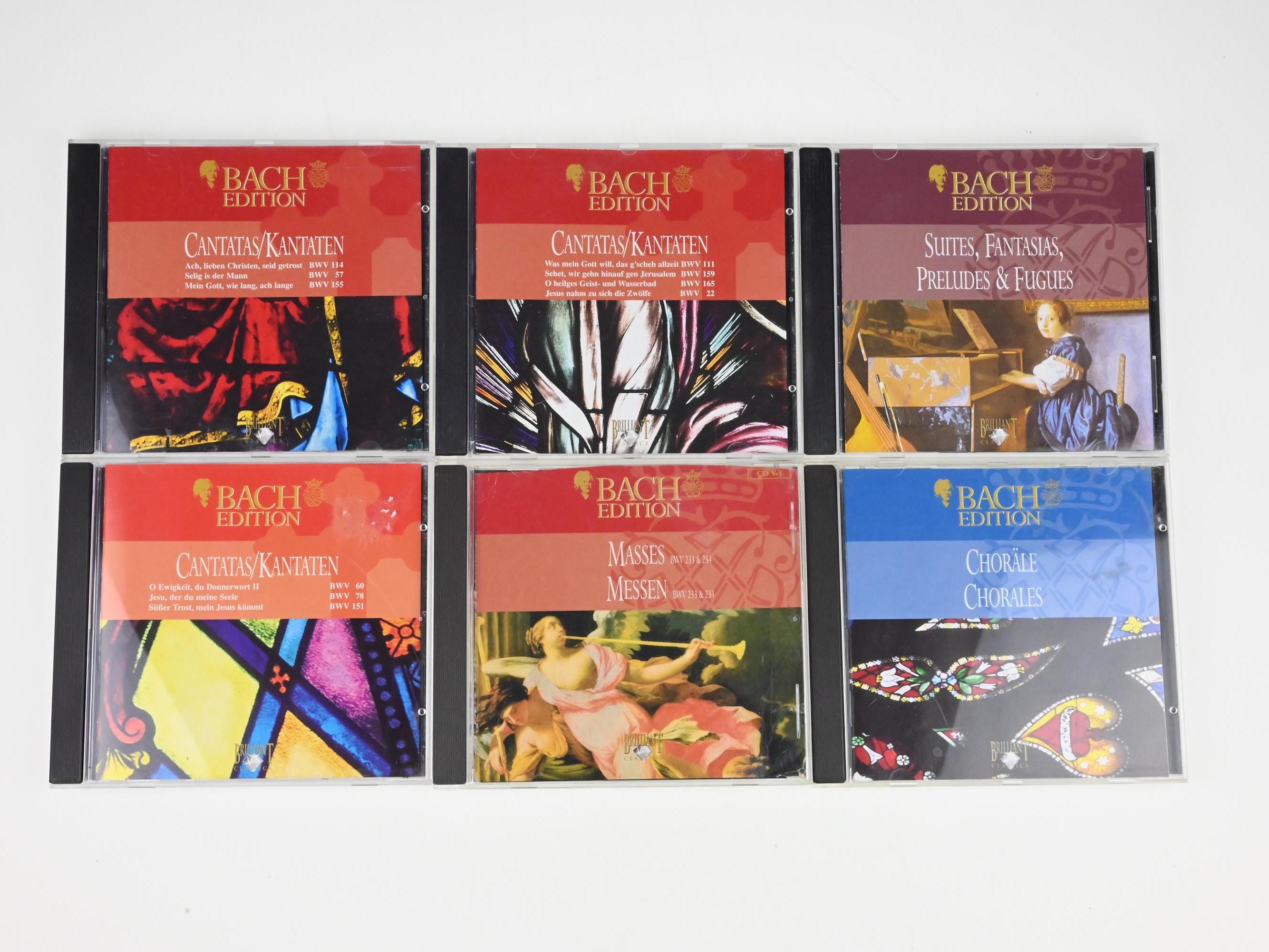 Johann Sebastian Bach Cds Collection, Vintage Classical Music, Mix
