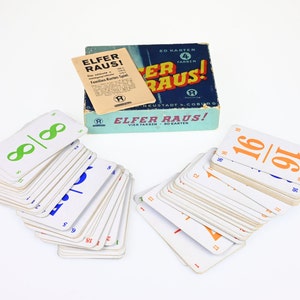 Vintage Duitse kaartspelset, oud kaartspel, kaartspel, zeldzame verzamelobjecten, retro gaming, vintage kaartspel, vintage speelkaarten, kaarten