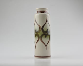 Ditmar Urbach Beige Ceramic Vase, Porcelain Vase, Pottery Vase, Retro Vase, Ditmar Urbach, Modernist Vase, Mid Century Vase, Ceramic Vase