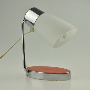 Mid Century Schreibtischlampe, Tischlampe, Schreibtischlampe, Nachttischlampe, Mid Century Lampe, Chrom Lampe, Tischleuchte, Retro Beleuchtung, Art Deco Lampe