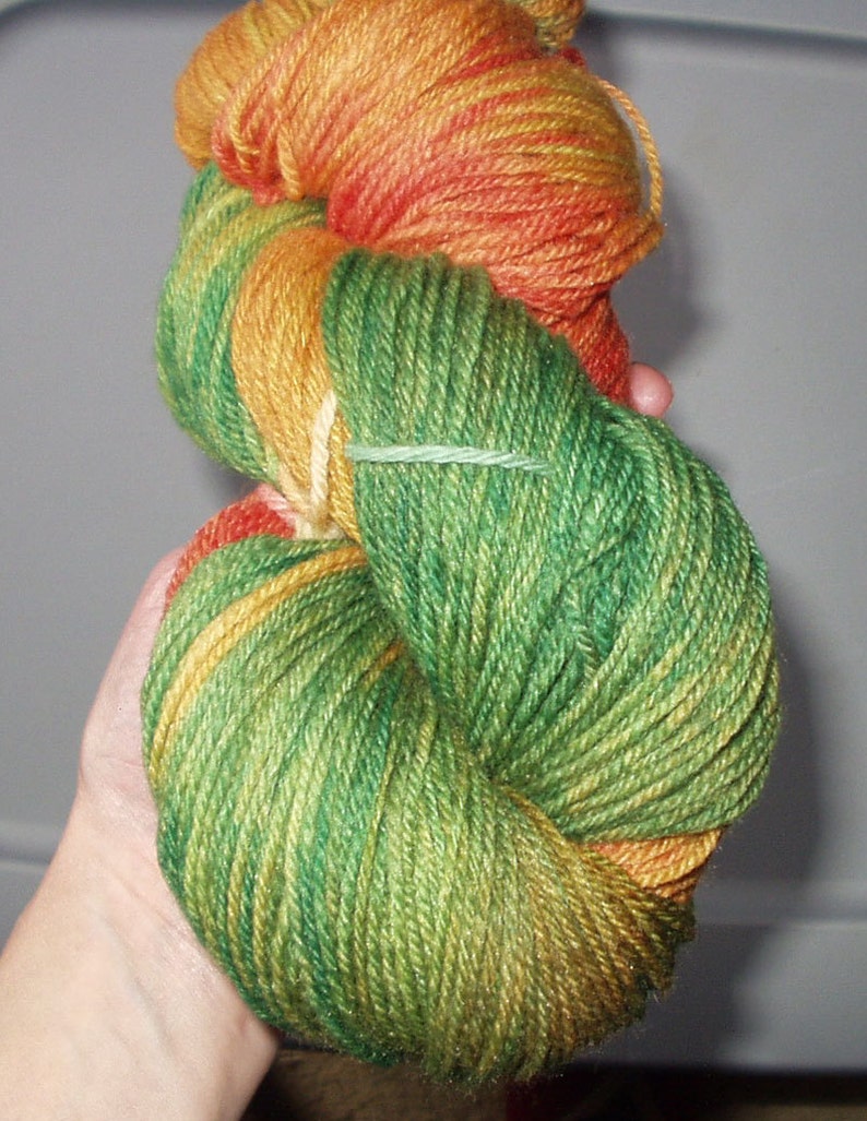 SuperWash Merino Worsted Weight Yarn Hand Dyed Yarn Multi Etsy