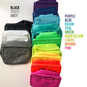 Neon Custom Printed Squad Fannypack Belt Bag image 2