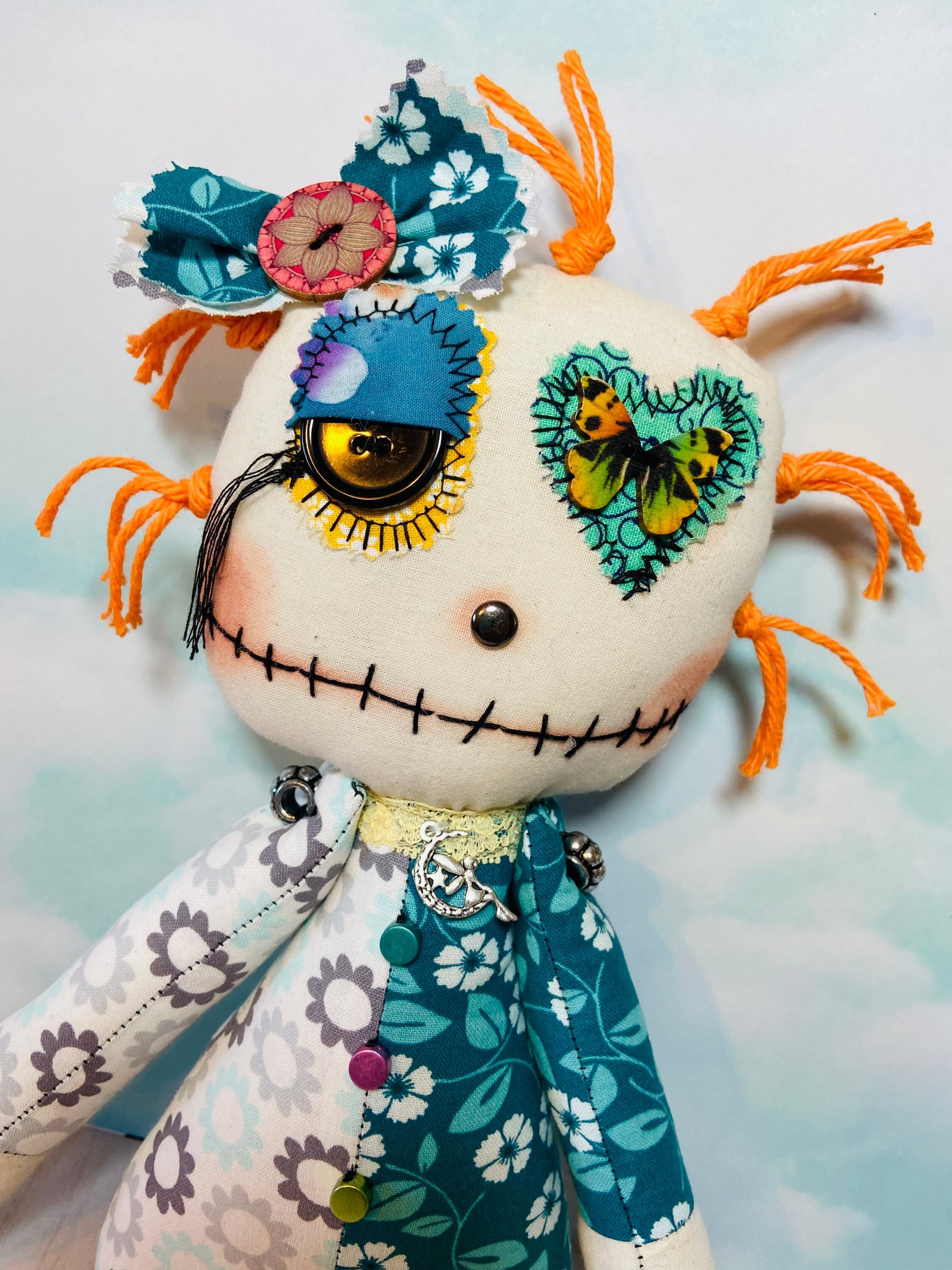 Handmade monster dolls deals