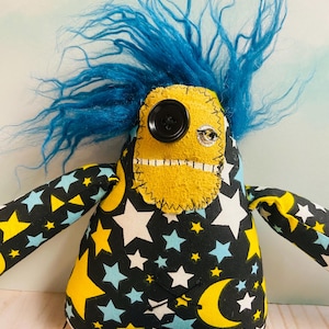 Monster doll, unique doll, doll, Handmade doll, Gothic doll, scary doll, creepy doll, art doll, one of a kind doll, fabric doll, cute doll