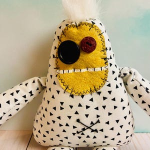 Monster doll, unique doll, doll, Handmade doll, Gothic doll, scary doll, creepy doll, art doll, one of a kind doll, fabric doll, monsters