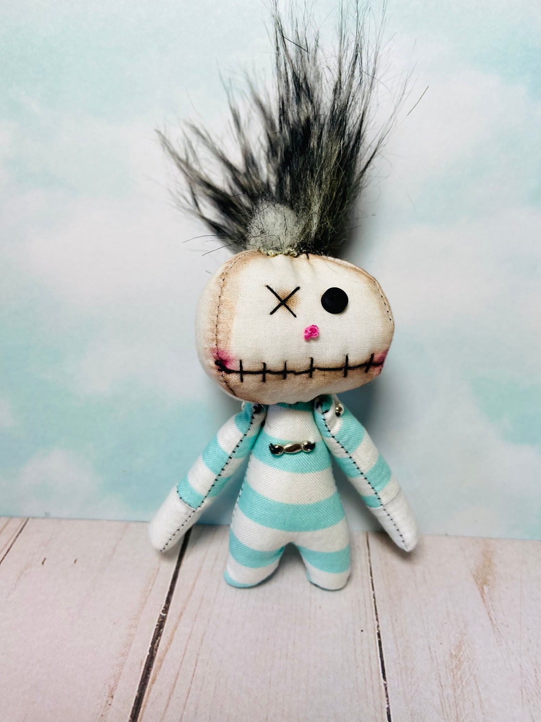 Mini Monster Dolls, Handmade Monster , Fabric Monster, Scary Monster ...