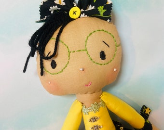 cute doll, art doll, primitive doll, Baby Doll, Handmade doll, dolls, unique doll, rag doll, Plush doll, gifts for kid, childerns gifts