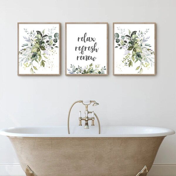 Master Bathroom Art Etsy