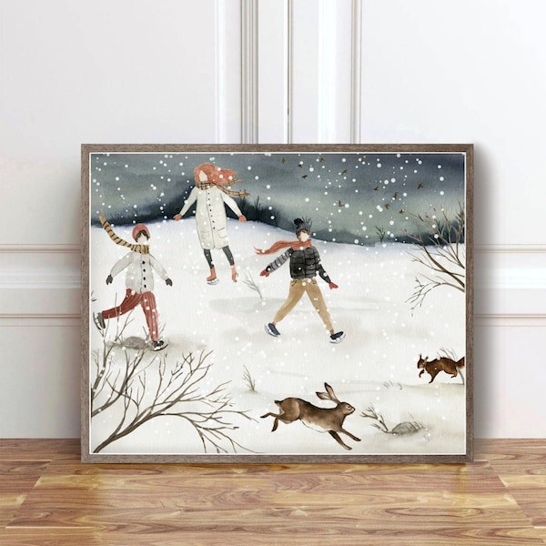 Winter Wall Art Etsy