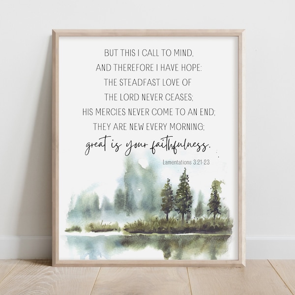 Lamentations 3 - Etsy