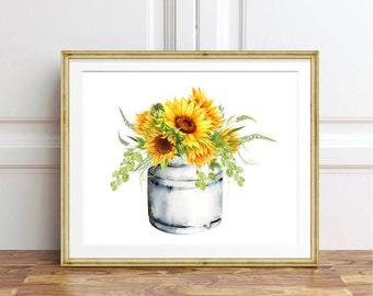 Sunflower Room Decor Etsy